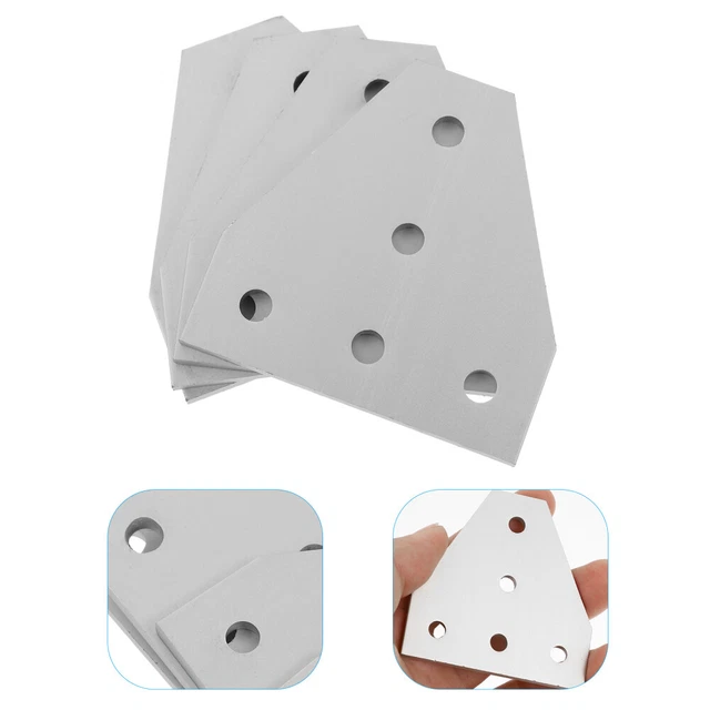 4Pcs Flat Joining Plate Metal Corner Brackets angle brace