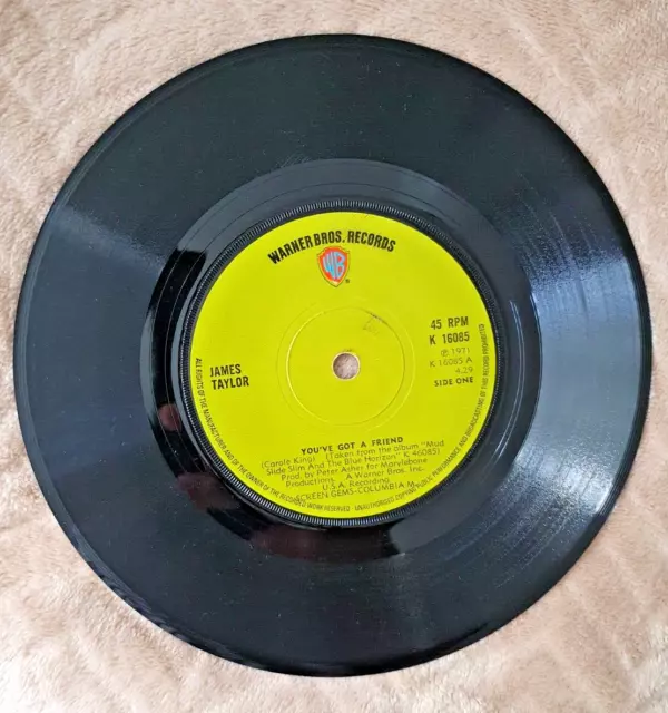 James Taylor - Youve Got a Friend 7 inch Vinyl Record