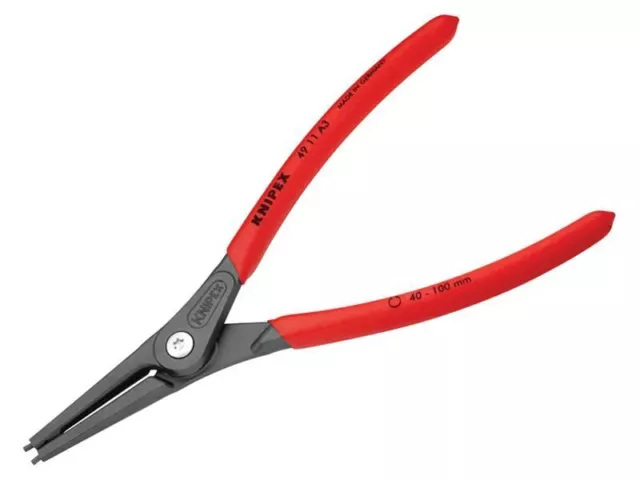 Knipex - Alicates de precisión de aro exterior rectos externos 40-100 mm A3