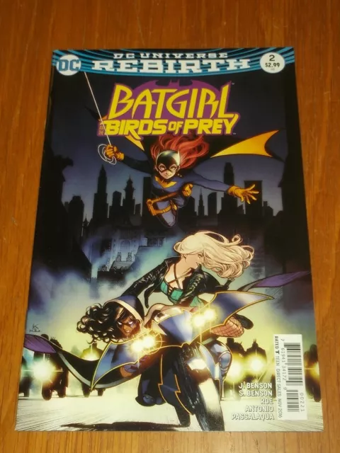 Batgirl Birds Of Prey #2 Dc Universe Rebirth Variant November 2016 Nm (9.4)