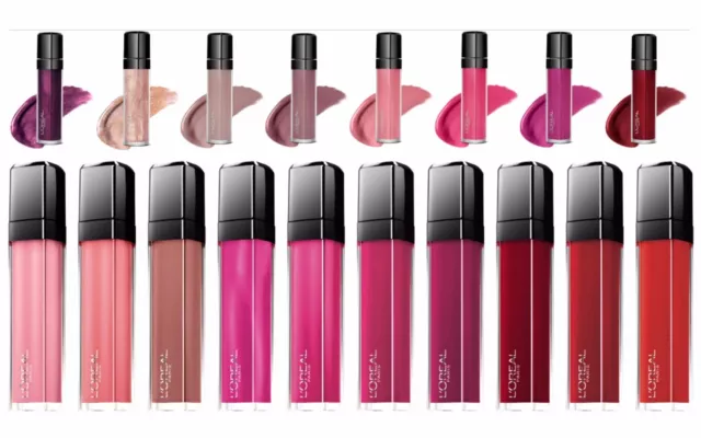 L'OREAL 'Infallible Mega Gloss' Liquid Lipstick Lip Gloss Matte Shimmer 25Shades