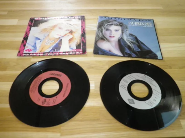 SAMANTHA FOX - Lot de 4 Vinyls 45T - 7" !! FRENCH PRESSING
