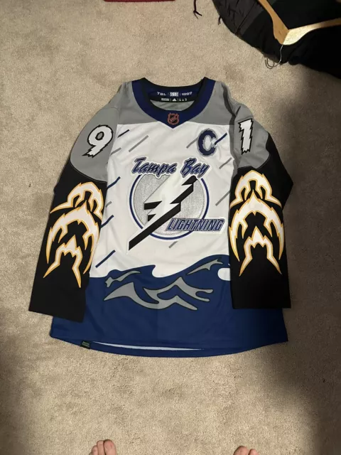 Stamkos Reverse Retro 2.0 Adidas Jersey Tampa Bay Lightning Size 50