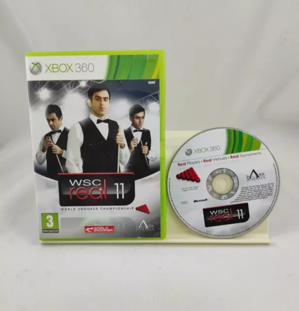WSC REAL 11 WORLD SNOOKER CHAMPIONSHIP Xbox 360 Case and Disc game