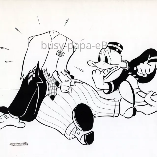 1942 Bellboy Bell Boy Animated Donald Duck Walt Disney Cartoon Press Kit Photo