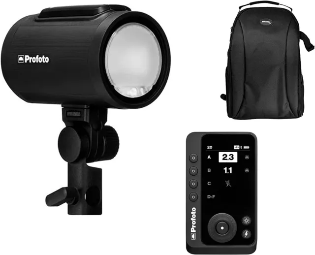 PROFOTO A2 Flash Head with Profoto Connect PRO for Sony and Camera Backpack