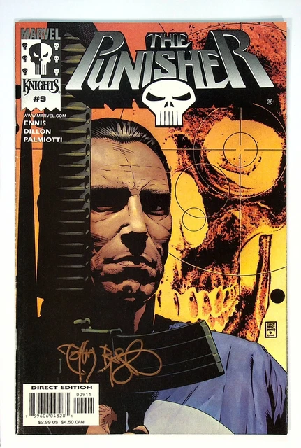 Punisher #9 Vol 3 Signed by Tim Bradstreet Marvel Comics 2000