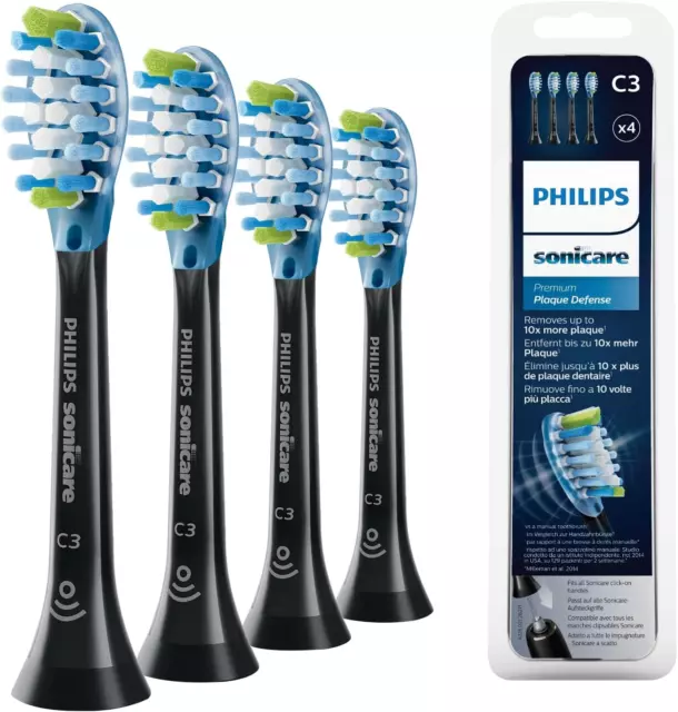 Philips Sonicare HX9044/33 Pack Da 4 Testine Di Ricambio C3 Premium Plaque Defen