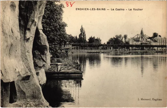 CPA Enghien les Bains Le Casino, Le Rocher FRANCE (1308210)