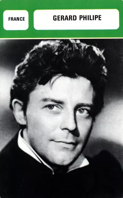 Fiche Cinema : Acteurs : Gérard Philipe (1944-60).