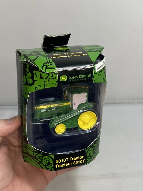 John Deere Model 8310T Enesco Hanging Christmas Ornament NIB TRACTOR 102472