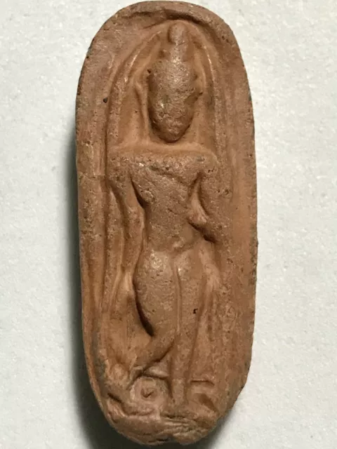 Phra Leela Tungsetthi Lp Rare Old Thai Buddha Amulet Pendant Magic Ancient Idol2