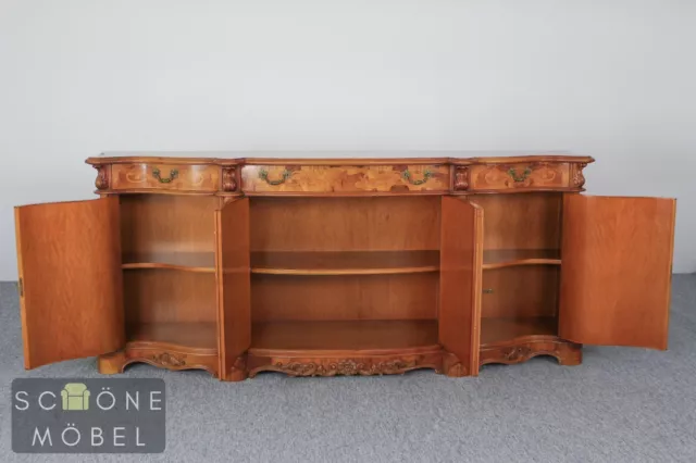 Schönes Barock Stil Sideboard Anrichte Intarsien Kommode Schrank Antik Design 2