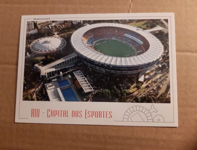Stadionpostkarte Estadio Maracana Rio De Janeiro Brasilien # A38