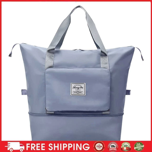 Borsa da viaggio pieghevole Coospy con grande capacità, borsa da viaggio portatile leggera wa