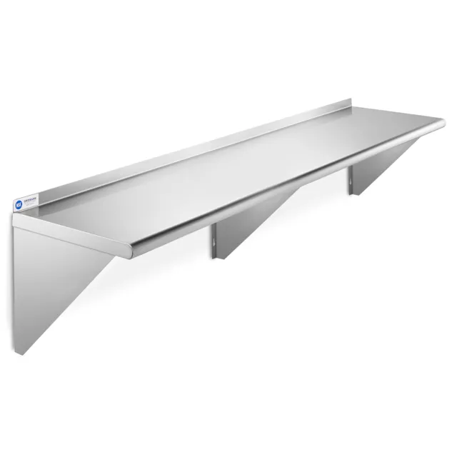 NSF Stainless Steel 14" x 72" Wall Shelf Commercial Kitchen Restaurant Shelving