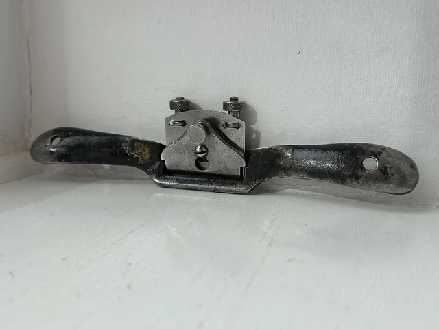 Vintage STANLEY No 151 adjustable flat soled spokeshave - working