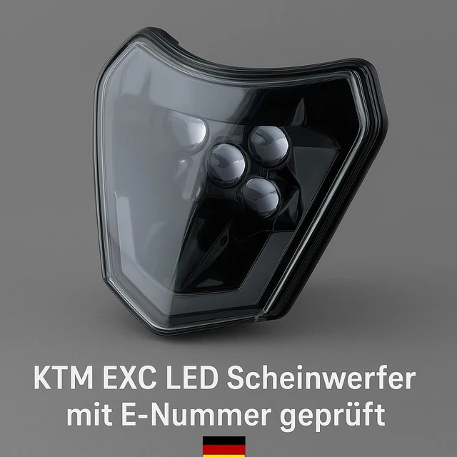 Ktm Exc Led Scheinwerfer Mit E Nummer