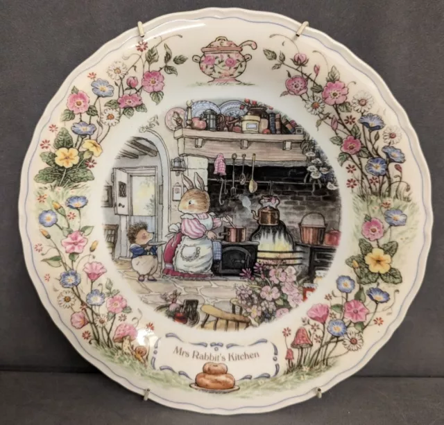 Wedgwood Foxwood Tales Fine Bone China Plate Collection - Mrs Rabbit's Kitchen.