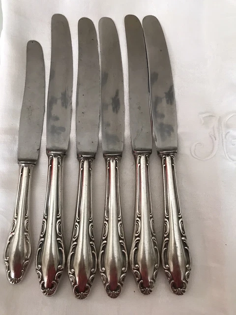 Ménagère 24 Couteaux Maty – Métal Argenté – Poinçonné – Lames SFAN – Occasion
