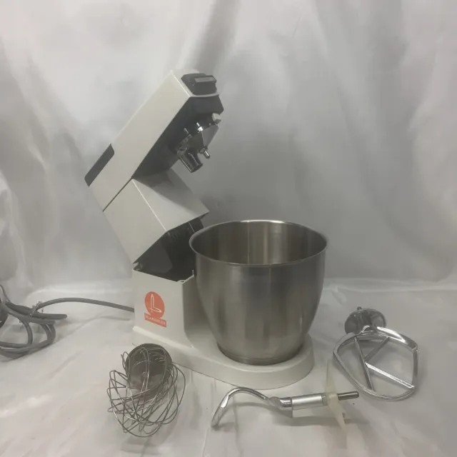 Blakeslee Commercial A717 Mixer w/ Mixing Bowl & Dough Whisk Used Works 2