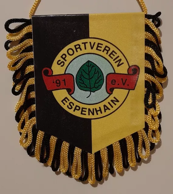 SV Sportverein 91 Espenhain Wimpel Sachsen DDR Fussball Sammlung Amateur rar