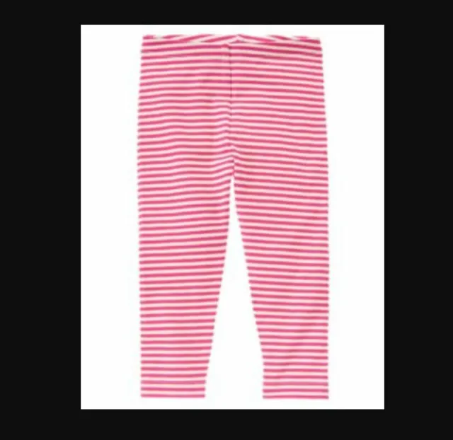 Nuovo Gymboree Bambino Del Ragazza Leggings 2T 4T Rosa Bianco Pantaloni Abiti