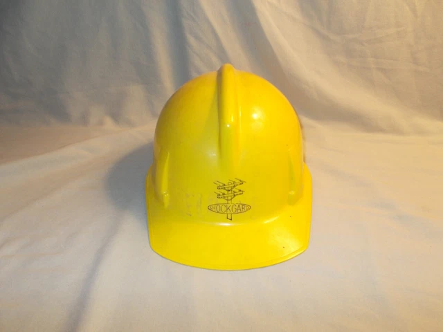 Vintage  1970's ShockGard MSA Hard Hat Helmet