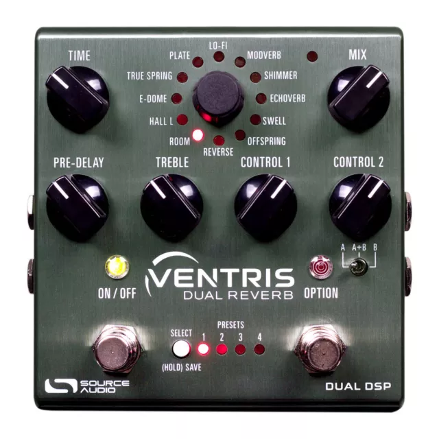 Source Audio Ventris Dual Reverb Pedal