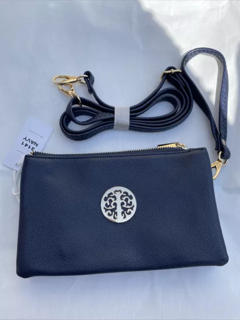 LONG AND SON london bag. BNWT Blue. Crossbody Clutch Style