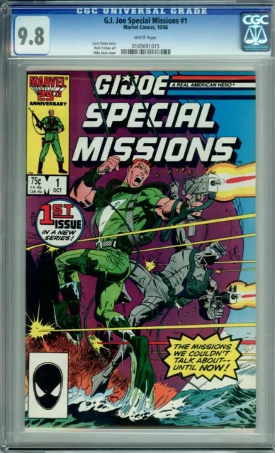 G. I. Joe Special Missions 1 Cgc 9.8 Wp Marvel Comics 1986