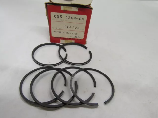 NOS Honda OEM .25 Piston Ring Set C95 1364