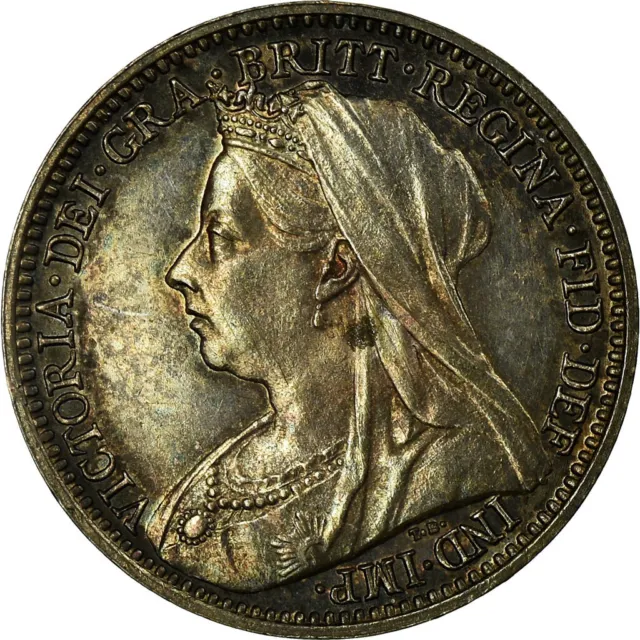 [#485017] Münze, Großbritannien, Victoria, 3 Pence, 1900, UNZ, Silber, KM:777