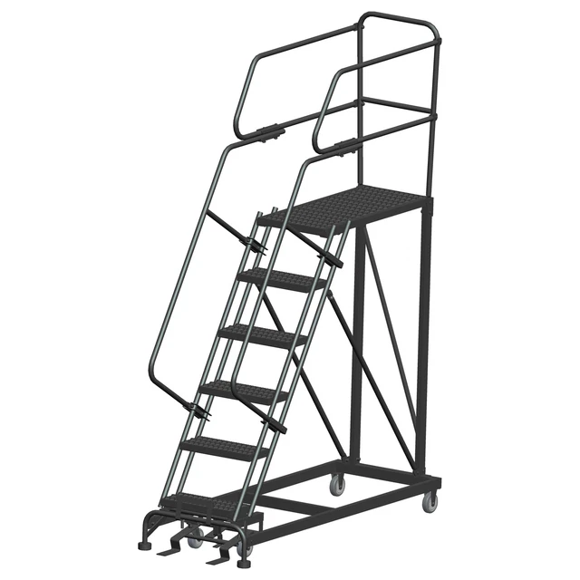 Ballymore Rolling Work Platform Overall Height 96 in Steps 6 Cap 800 lb