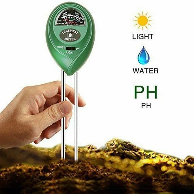 Soil Detector Hygrometer Moisture Light Growing Flower Plants Test Meter Sensor