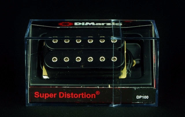 DiMarzio DP100-BK Super Distortion Black Humbucker Electric Guitar Pickup