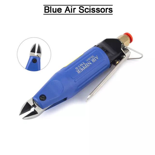 Mini Air Scissors Metal Shear Nipper Cutter Straight Pneumatic Air Power Scissor