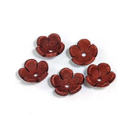 Hobby & Basteln Spaß Echtleder Blumen - 18 mm
