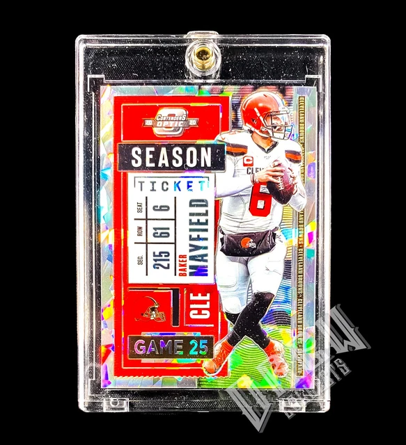 2020 Panini Contenders Optic Season Ticket Cracked Ice /22 Baker Mayfield #14