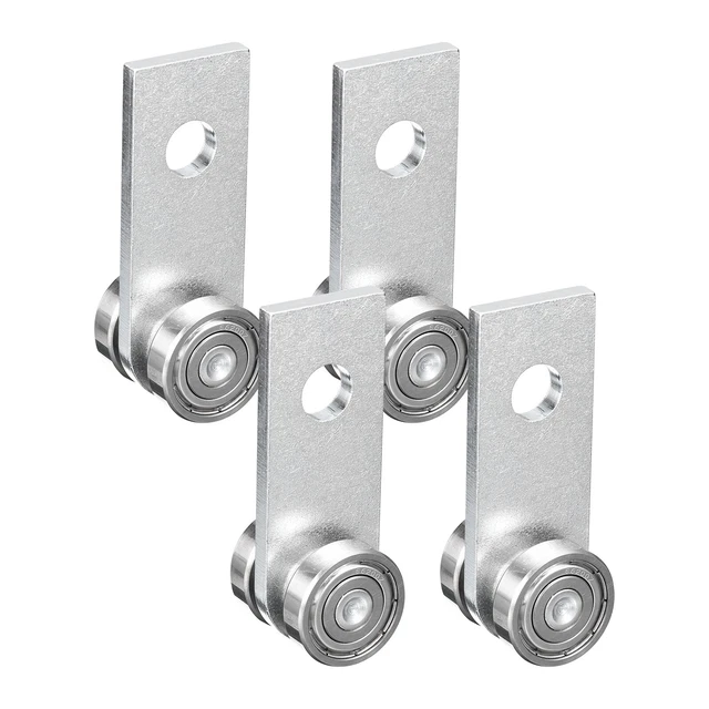 Twours 2-Wheel Trolley Assembly For Strut Channels - 1800lb Capacity Heavy Duty Rollers (4 Pack)