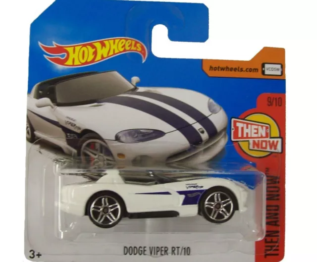 Hot Wheels Dodge Viper RT 10 Then and Now DVC49 Modellauto Auto NEU NEW