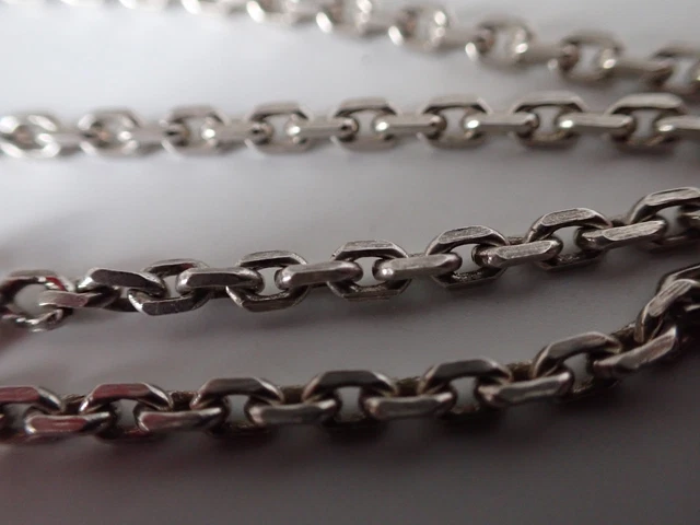 BELLE CHAÎNE MAILLE Forçat Vintage ancienne ARGENT MASSIF 16,41 grs EUR 35,00 - PicClick FR