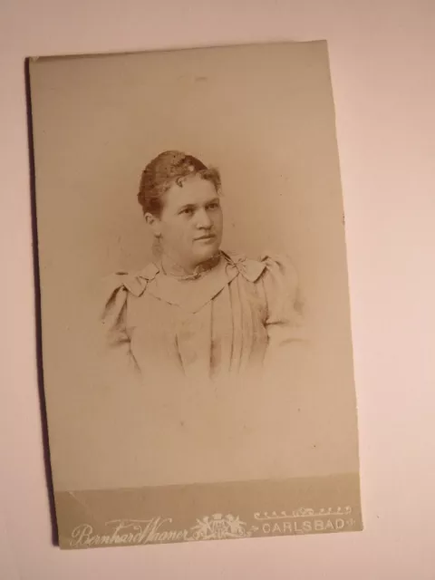 Karlsbad - Frau - Portrait / CDV