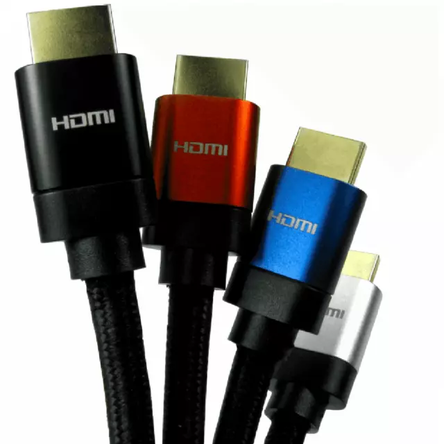 8K HDMI Cable 2.1 Ultra High Speed HD Lead HDR eARC For SKY Q PS4 PS5 XBOX PC TV