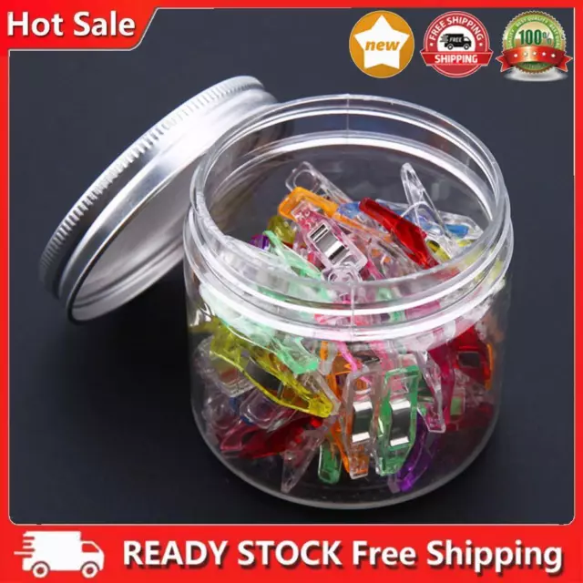 50pcs Colorful Sewing Clips Handmade Crafting Clamps Practical for DIY Patchwork