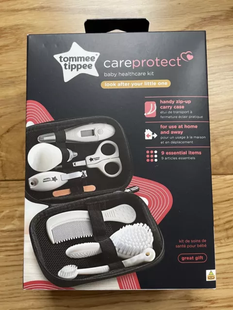 Tommee Tippee Care Protect Healthcare Grooming Kit For Baby 9 Essentials NEW