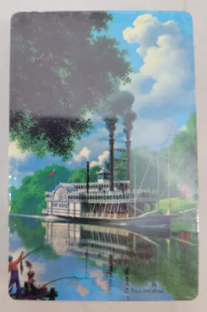 TRUMP Deck of Playing Cards ~ River Steamboat by P. Detlefrn ~ USA Made ~ NOS