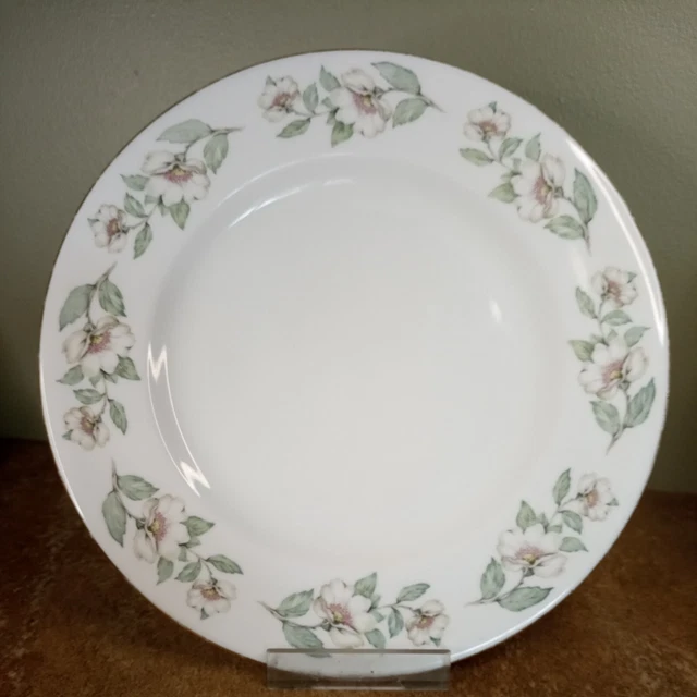 Vintage 1940s, Crown Staffordshire Bone China 'Dogwood' 26.5cm Dinner Plate