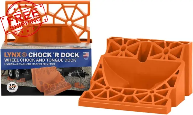 Chock 'R Dock,Orange porous design and high-grade plastic withstands