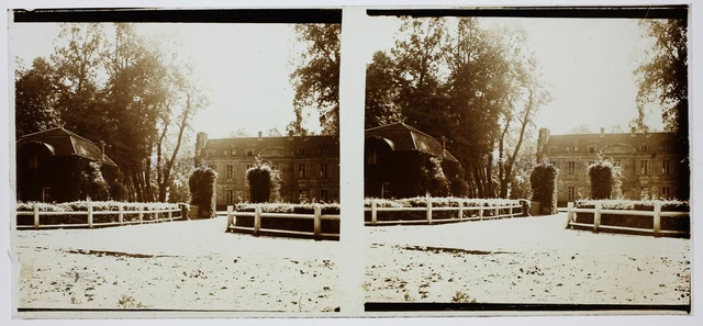 Landscape Artistic Photography France Stereo PL58L13n10 Glass Plate c1920